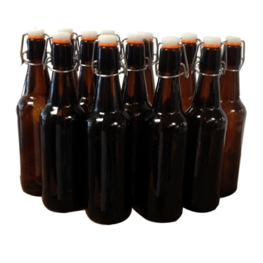 Mangrove Jacks Flip Top Bottles Amber 500ml