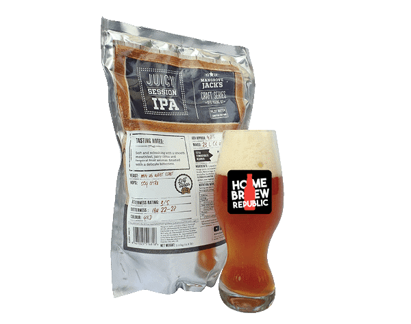 Home Brew Republic Brew Review Mangrove Jacks Craft Series Juicy Session IPA