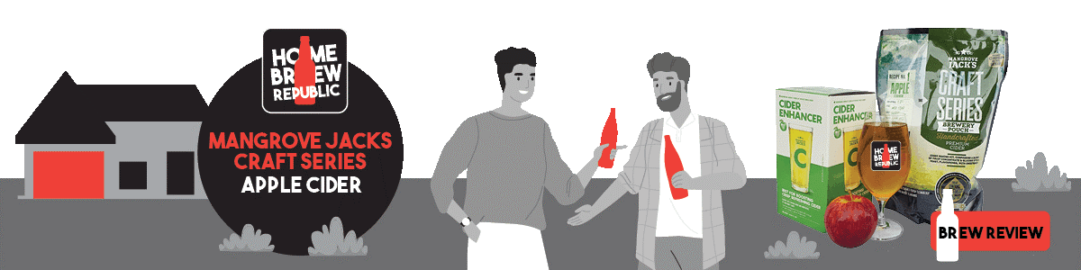 Home Brew Republic Brew Review Mangrove Jacks Craft Series Apple Cider Kit