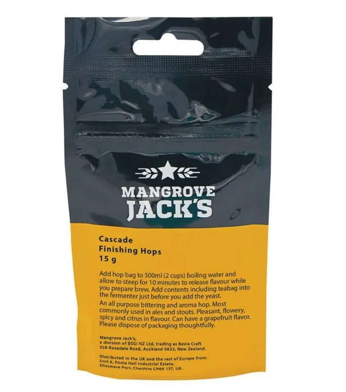 Finishing Hops Cascade 15g Mangrove Jacks Finishing Hops Cascade 15g