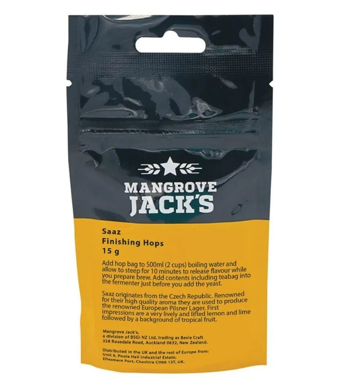 Saaz Finishing Hops 15g Mangrove Jacks Saaz Finishing Hops 15g