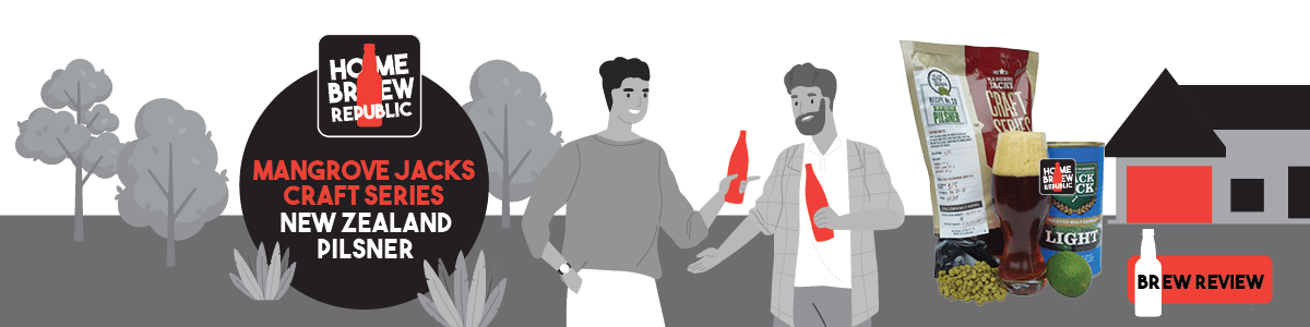 Home brew Republic Brew Review Mangrove Jack's Craft Series New Zealand Pilsner