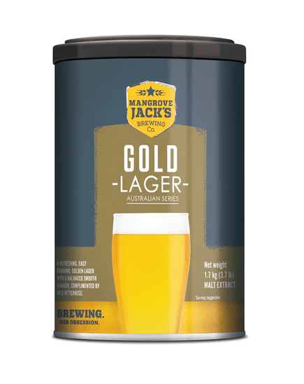 Classic Gold Lager Mangrove Jacks Beer Kit Australian Classic Gold Lager - Home Brew Republic