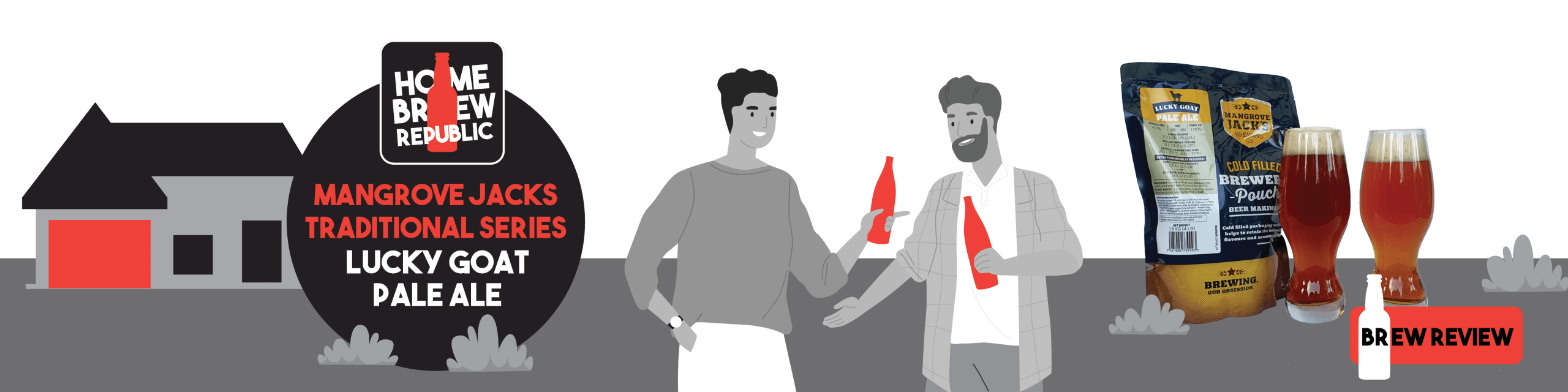 Mangrove Jacks Lucky Goat Pale Ale Review - Home Brew Republic Brew Review