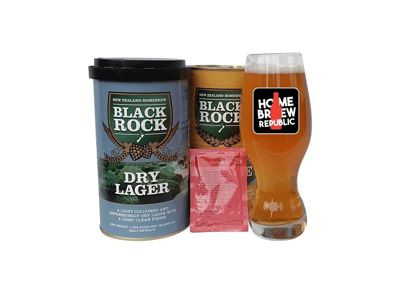 Black Rock Dry Lager Review | Home Brew Republic Brew Review