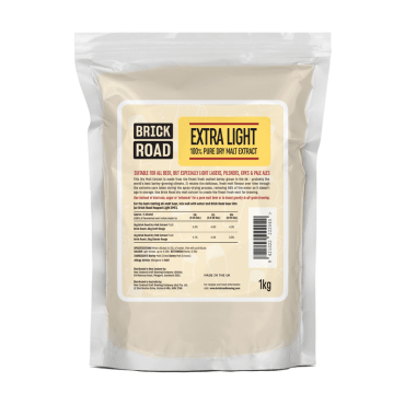 Brick Road Dry Malt Extract Extra Light 1KG DME